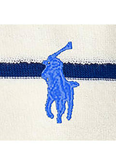 폴로 랄프로렌 Girls 7-16 Striped Cotton Terry Jacket and Short Set