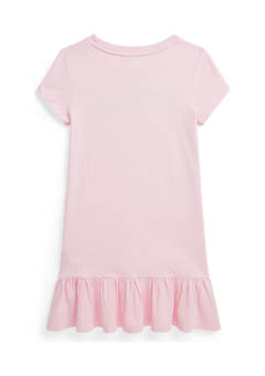 폴로 랄프로렌 Girls 2-6x Tropical Logo Cotton Jersey T-Shirt Dress