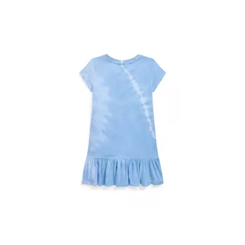 폴로 랄프로렌 Girls 2-6x Tie Dye Polo Bear Cotton T-Shirt Dress