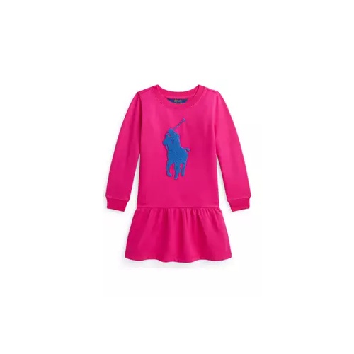 폴로 랄프로렌 Girls 4-6x French Knot Big Pony Fleece Dress