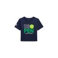 Toddler and Little Girls US Open Cotton Jersey Boxy T-shirt