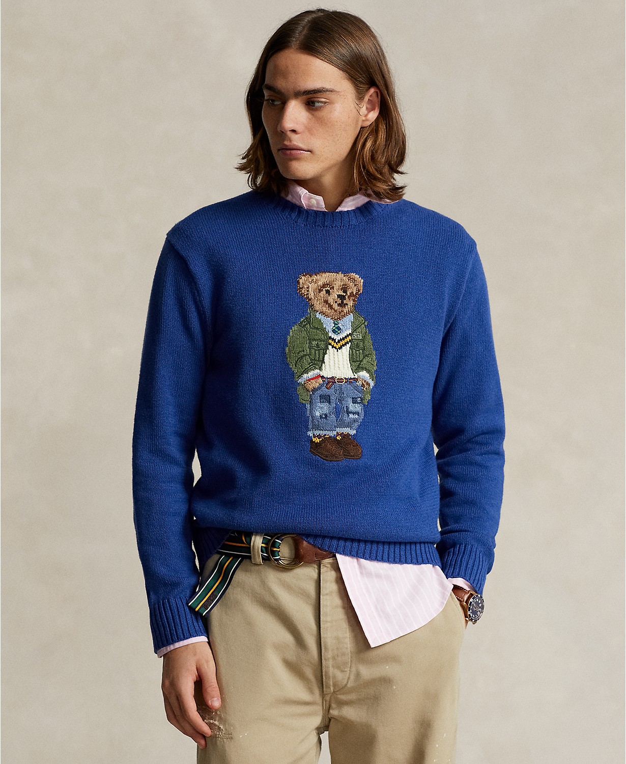 Mens Polo Bear Sweater