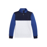 Big Boys Logo Fleece Quarter-Zip Pullover Sweatshirt