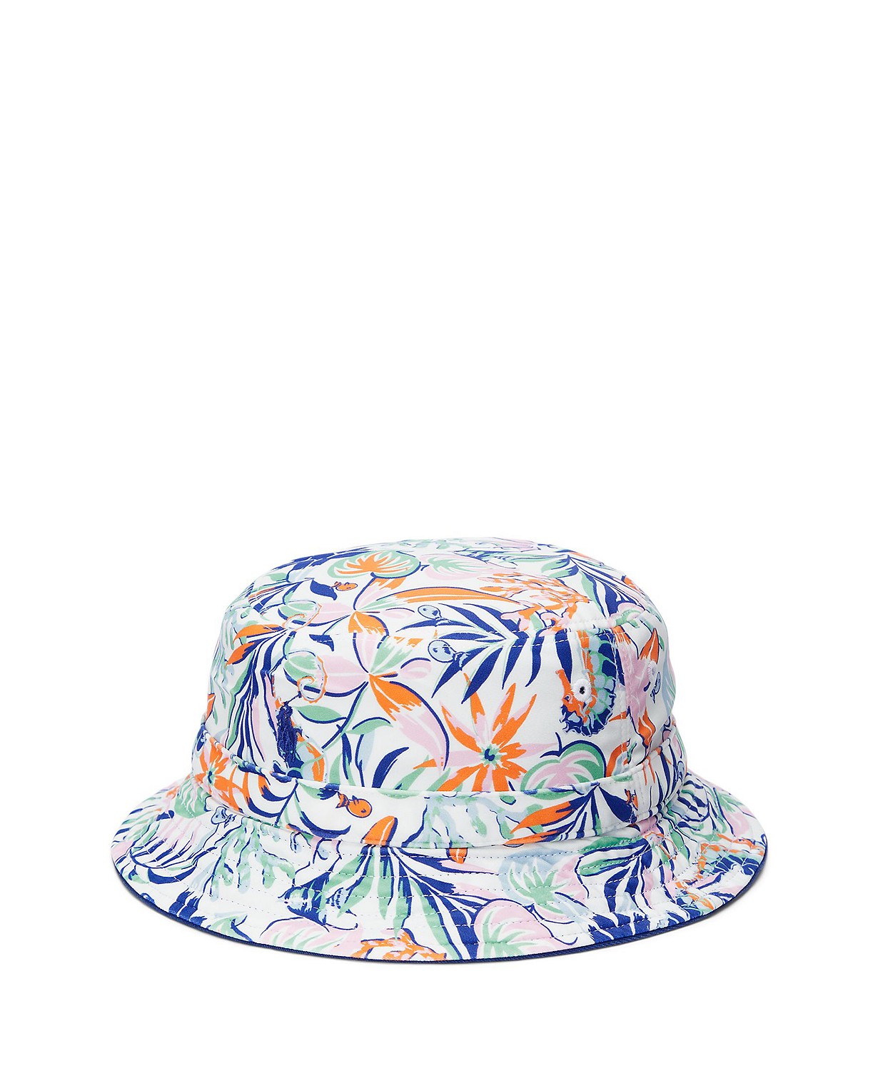폴로 랄프로렌 Toddler and Little Boys Reversible Tropical-Print Bucket Hat