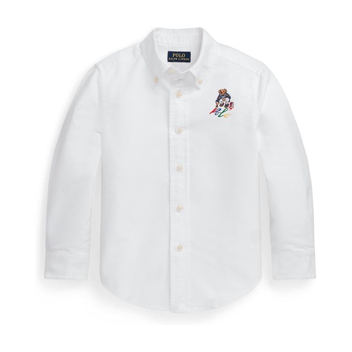 폴로 랄프로렌 Polo Ralph Lauren Kids Polo Bear Cotton Oxford Shirt (Toddler/Little Kid)