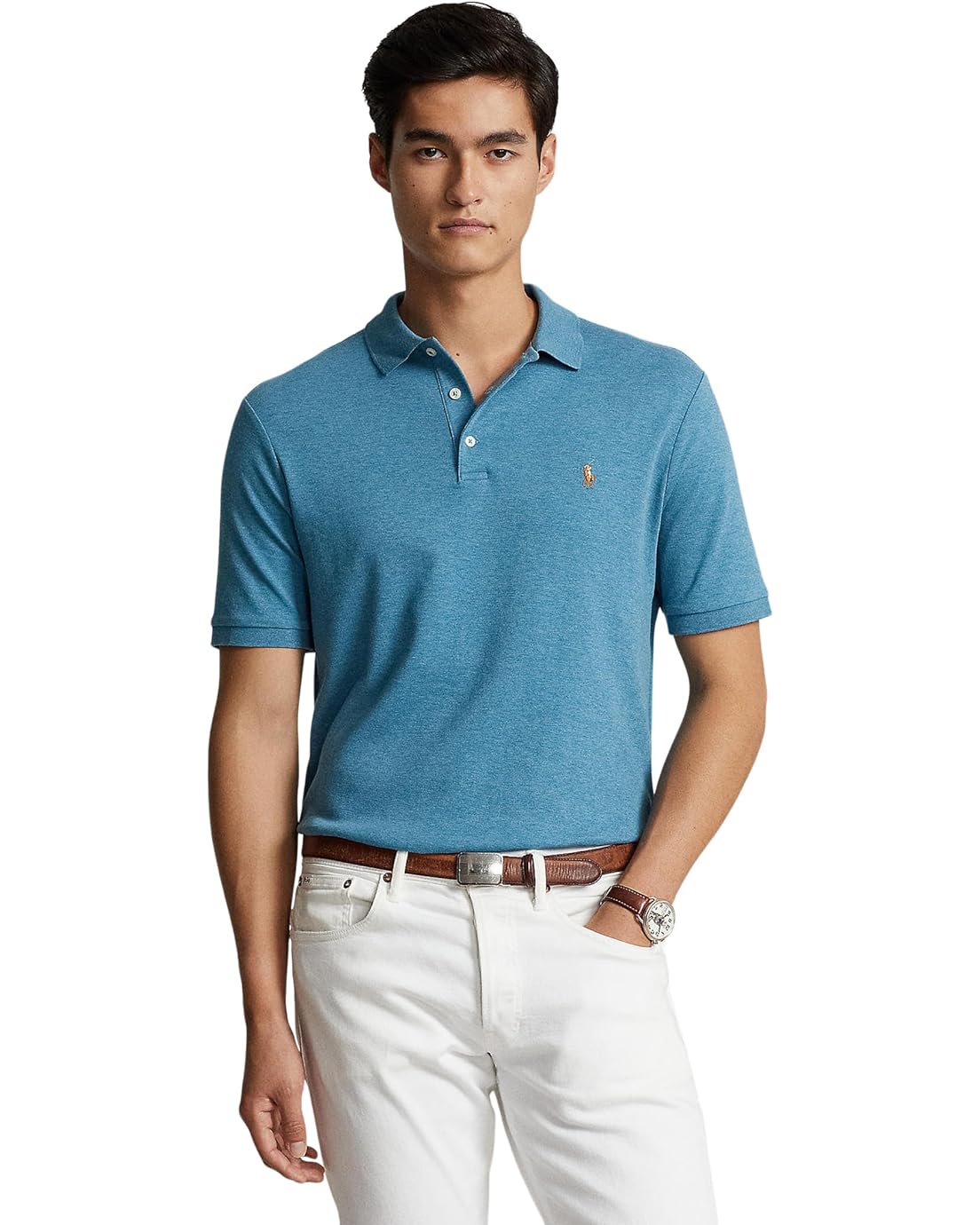 폴로 랄프로렌 Polo Ralph Lauren Custom Slim Fit Soft Cotton Polo Shirt