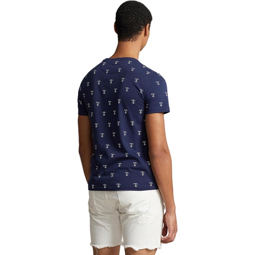폴로 랄프로렌 Polo Ralph Lauren Classic Fit Printed Jersey Short Sleeve T-Shirt