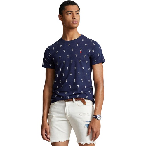 폴로 랄프로렌 Polo Ralph Lauren Classic Fit Printed Jersey Short Sleeve T-Shirt