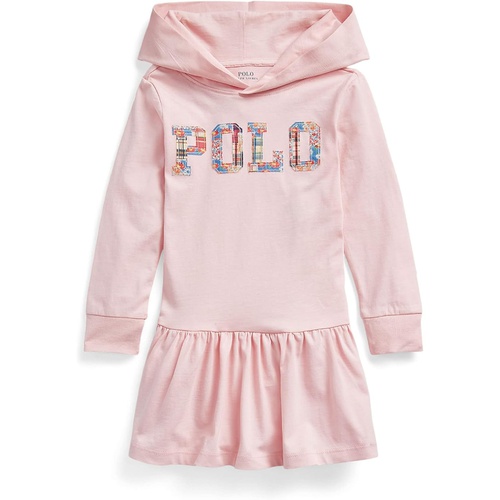 폴로 랄프로렌 Polo Ralph Lauren Kids Logo Cotton Jersey Hooded Dress (Toddler)