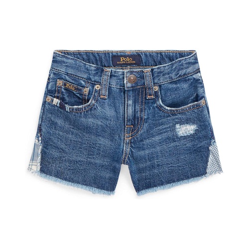 폴로 랄프로렌 Polo Ralph Lauren Kids Patchwork Cotton Denim Shorts (Toddler)