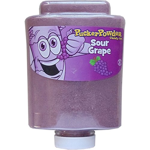 Sour Grape Pucker Powder Candy Art - 9.5 Oz Bottle