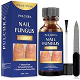 Nail Fungus Treatment - Perfect for Both Toenails and Fingernails, for Healthier, Thinner and Extra Strength Nails with Natural Ingredients Formula by Pulchra (30 mL)