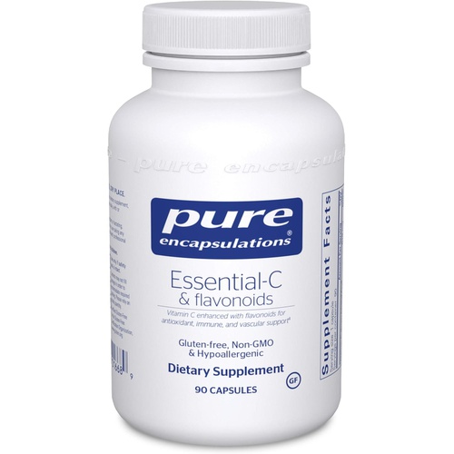  Pure Encapsulations Ester-C & Flavonoids Vitamin C Supplement for Antioxidant, Immune and Vascular Support* 90 Capsules