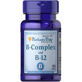 Puritans Pride Vitamin B-Complex and Vitamin B-12-90 Tablets…