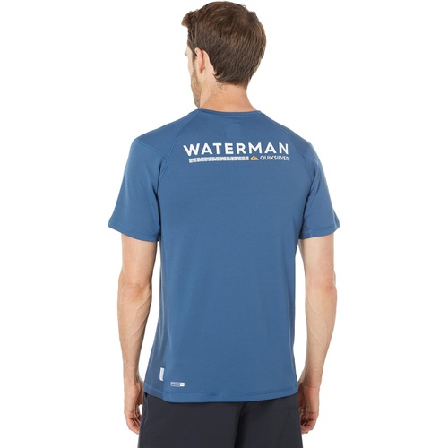 퀵실버 Quiksilver Waterman Check Short Sleeve Rashguard