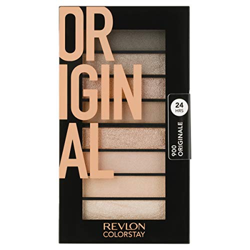  Revlon ColorStay Looks Book Eyeshadow Palette, Longwear Vibrant Eye Colors in Mix of Shimmer, Matte and Metallic Finish, Original (900), 3.4 oz