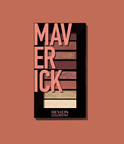  Revlon ColorStay Looks Book Eyeshadow Palette, Longwear Vibrant Eye Colors in Mix of Shimmer, Matte and Metallic Finish, Original (900), 3.4 oz