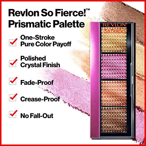  Revlon So Fierce! Prismatic Eyeshadow Palette, Creamy Pigmented Eye Makeup in Blendable Matte & Pearl Finishes, 966 The Big Bang, 0.21 oz.