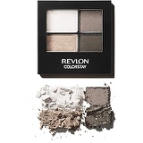 Revlon ColorStay 16 Hour Eyeshadow Quad with Dual-Ended Applicator Brush, Longwear, Intense Color Smooth Eye Makeup for Day & Night, Moonlit (555), 0.16 oz