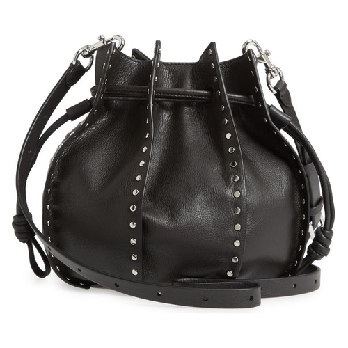 레베카밍코프 Rebecca Minkoff Nanine Small Leather Bucket Bag_BLACK