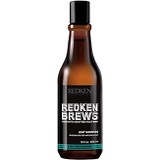 Redken Brews Mint Shampoo For Men, Energizing Mint Scent With Menthol For Soothing, Mens Shampoo