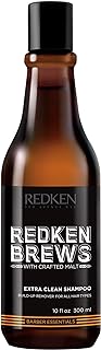 Redken Brews Extra Clean Shampoo For Men, Eliminates Dirt And Oil For All Hair Types, Mens Shampoo