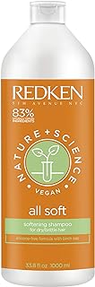 Redken Nature + Science All Soft Shampoo | For Dry Hair | Adds Moisture For Healthy Looking Hair | With Birch Sap | Vegan