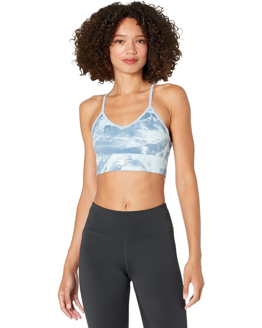 Reebok Meet You There All Over Print Bra