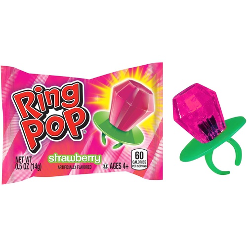  Ring Pop Individually Wrapped Bulk Lollipop- Variety Party Pack, 20 Lollipop 80 Count (Pack of 4)