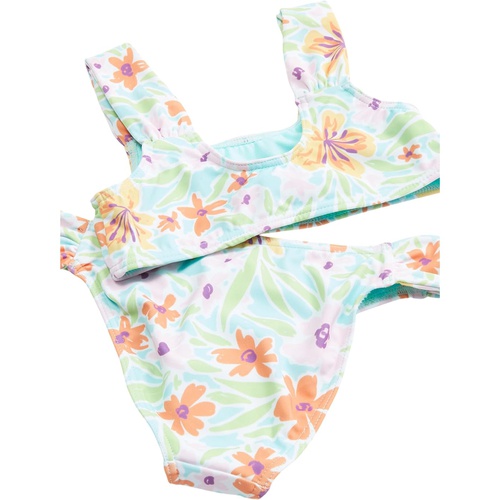 록시 Roxy Kids Hawaiian Spirit Bralette Set Swimsuit (Toddler/Little Kids/Big Kids)
