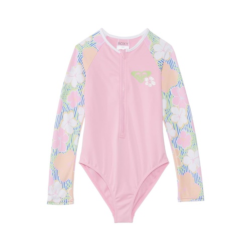 록시 Roxy Kids Tiny Flower Onesie Swimsuit (Toddler/Little Kids/Big Kids)