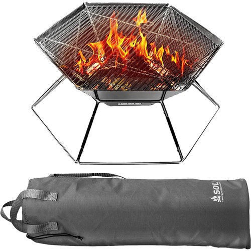  S.O.L Survive Outdoors Longer Flat Pack Fire Pit - Hike & Camp