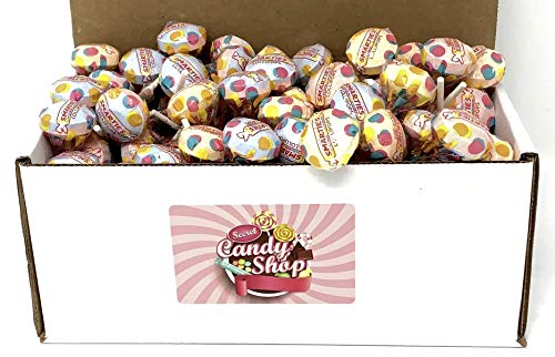  SECRET CANDY SHOP Smarties Lollipops Bulk in Box, 1.5lb (Individually Wrapped)