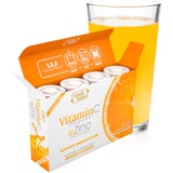 SIGNIFY NATURE Vitamin C with Zinc Sugar Free Vitamin C 1000mg Immune Support Vitamins Effervescent Tablets for Healthy Drinks, Immunity Booster, Antioxidant, Liquid Vitamin C Zin