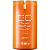 [SKIN79] Super Plus Beblesh Balm Triple Function Orange BB Cream #21 Yellow Beige (SPF50/PA+++) 1.35 fl.oz. (40 ml) - Rich Vitamin Complex Care Healthy and Vital Skin, High Coverag