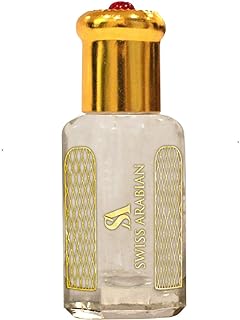 MUSK TAHARA 12mL | Artisanal Hand Crafted Perfume Oil Fragrance for Women and for Men | Traditional Attar Style Cologne | by Perfumer Swiss Arabian Oud | Gift/Party Favor | Body Oi