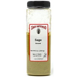 San Antonio 8 Ounce Premium Ground Sage Leaf Powder Bulk Size Seasoning Herb Spice