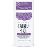 Schmidts Aluminum Free Natural Deodorant for Women and Men, Lavender + Sage, Relaxing Fragrance Helps Wind Down From Stress, Certified Cruelty Free, Vegan Deodorant, 3.25 oz, sage,
