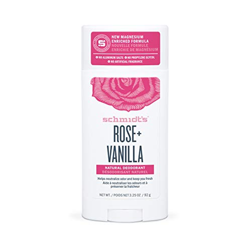 Schmidts Natural Deodorant - Scent, Rose + Vanilla, 3.25 Ounce