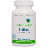 Seeking Health B-Minus, Vitamin B Complex to Support Healthy Metabolism and Brain Health, Biotin Supplement for Women, Methyl-Free, Vegetarian Capsules (100 Capsules)