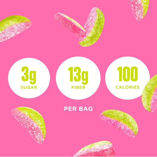  NEW SmartSweets Sourmelon Bites, Candy with Low Sugar (3g), Low Calorie, Plant-Based, Free From Sugar Alcohols, No Artificial Colors or Sweeteners, Pack of 6