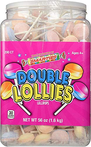  Smarties Double Lollies, 200 Count, 56 Ounce
