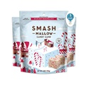 Candy Cane by SMASHMALLOW | Snackable Marshmallows | Gluten Free | Non-GMO | Organic Cane Sugar | 100 Calories | Pack of 3 (4.5 oz)