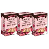 Chocolate Dipped Strawberries & Cream Rice Crispy by SMASHMALLOW | Non-GMO | Organic Cane Sugar | Gluten Free | Pack of 3 (6 oz)