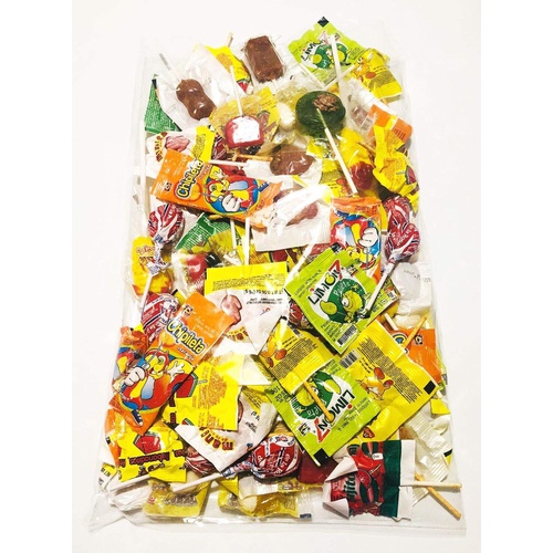  Snack Attack TM Mexican Lollipop Candy Assortment Pinata Party Mix, 3 LB Bulk Bag: Rebanadita Sandia, Vero Manita & Palerinda, De La Rosa Cereza, Limon 7, Karla Tajitos & Manzana, and Much More!
