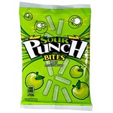 Sour Punch Bites, Sour Apple Fruit Flavored Soft & Chewy Candy, 5oz Bag (12 Pack)