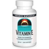 Source Naturals Vitamin E, Mixed Tocopherols 400 iu Fat-Soluble Antioxidant - 250 Softgels