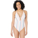Southern Tide Patio Party Stripe One-Piece Swimsuit