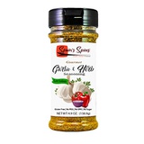 Spains Spices Gourmet Garlic & Herb Seasoning - Low Sodium, Gluten Free, Sugar Free, No MSG, No GMO, No Preservatives - Garlic and Balance Blend of Herbs Use Daily for Preparing Al