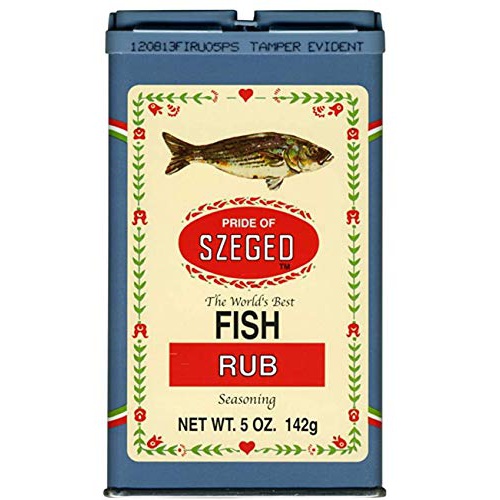 Spice Chain Pride of Szeged Fish Rub, Herb Seasoning Spice Mix, 5oz. Tin (142g), 1-Count